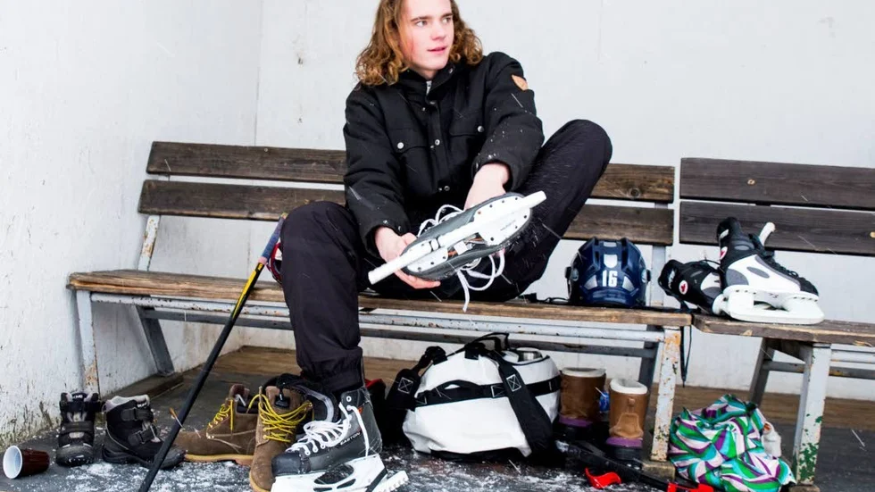 På is igen. Det är tre år sedan Alex Brink tränade kontinuerligt på is.