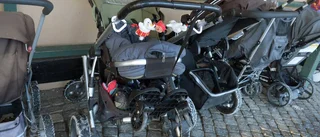 Två tvillingvagnar har stulits