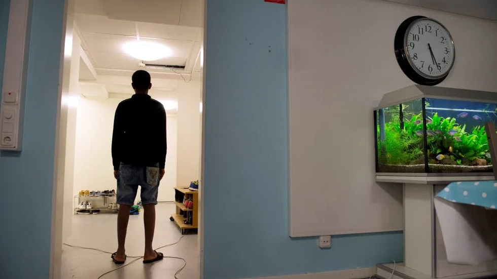 Flyktingboende. Alltför många ensamkommande barn avviker från sina boenden.