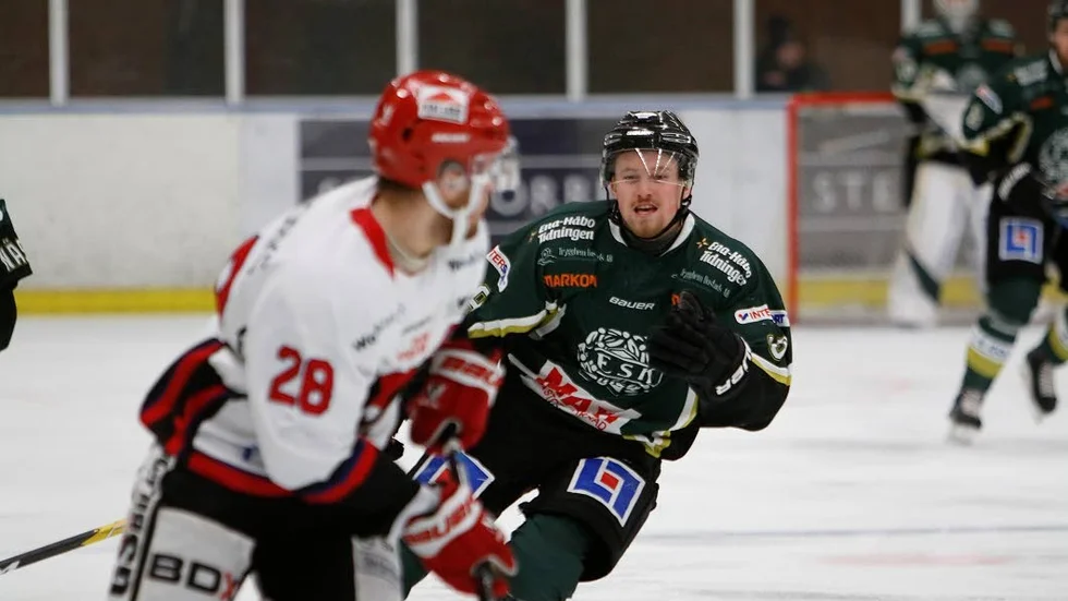 Ludvig Wallin har skrivit kontrakt med ESK Hockey efter två säsonger på lån i klubben.