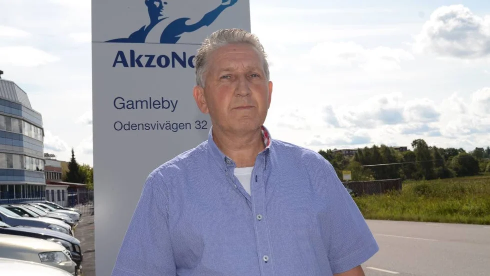 Slutet. Metallordförande Roger Lundberg sörjer nedläggningen av Akzo Nobel.