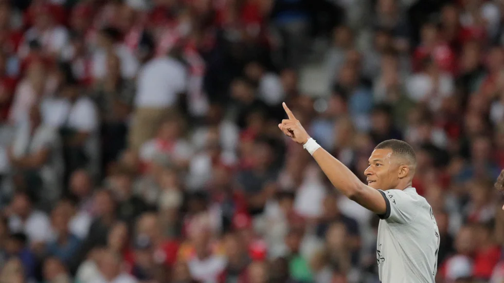 Kylian Mbappé gjorde ett rekordsnabbt mål.