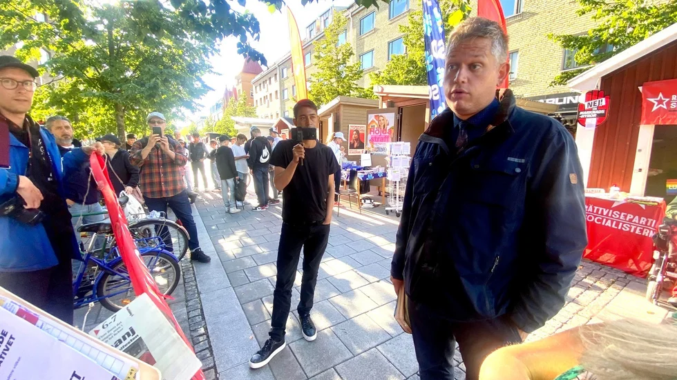 Under tisdagen besökte den högerextrema politikern Rasmus Paludan Luleå. 