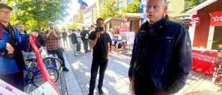 Rasmus Paludan manifesterade i Luleå