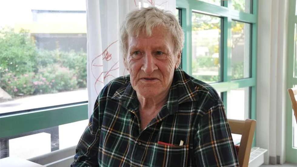 Tord Hermansson äter lunch nästan varje dag i Vapengränds restaurang. Han tycker att maten är utsökt.