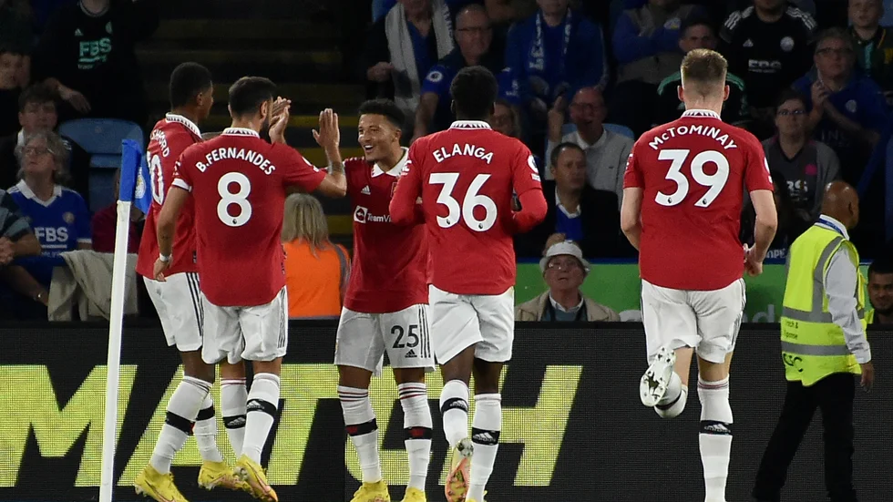 Manchester United firar Jadon Sanchos 1–0-mål, vilket även blev segermålet.
