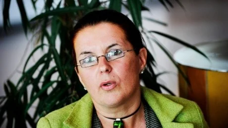 Akko Karlsson (MP) har följt demonstrationerna mot avverkningen vid Ojnareskogen på Gotland.
Arkivbild: Ola Axman