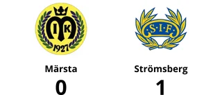 Axel Hillbom målskytt när Strömsberg sänkte Märsta