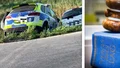 Polis orsakade bilolycka – döms till dagsböter