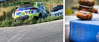 Polis orsakade bilolycka – döms till dagsböter