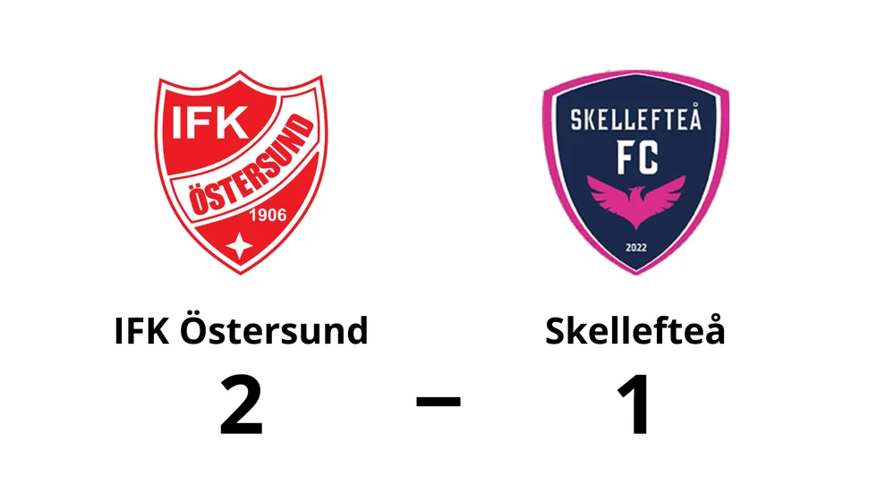 IFK Östersund vann mot Skellefteå FC