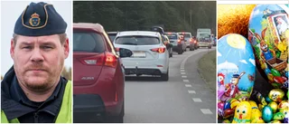 Polisens varning inför påsk: "Kan ännu vara krångliga väglag"
