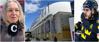 VM-festen igång – LHC:s Ehn på läktaren: "Känns som Eurovision"