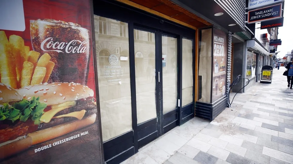 På Kungsgatan är Burger Kings dörrar låsta för gott. Snabbmatsrestaurangen finns även på Västerleden i Eskilstuna, den restaurangen berörs inte.