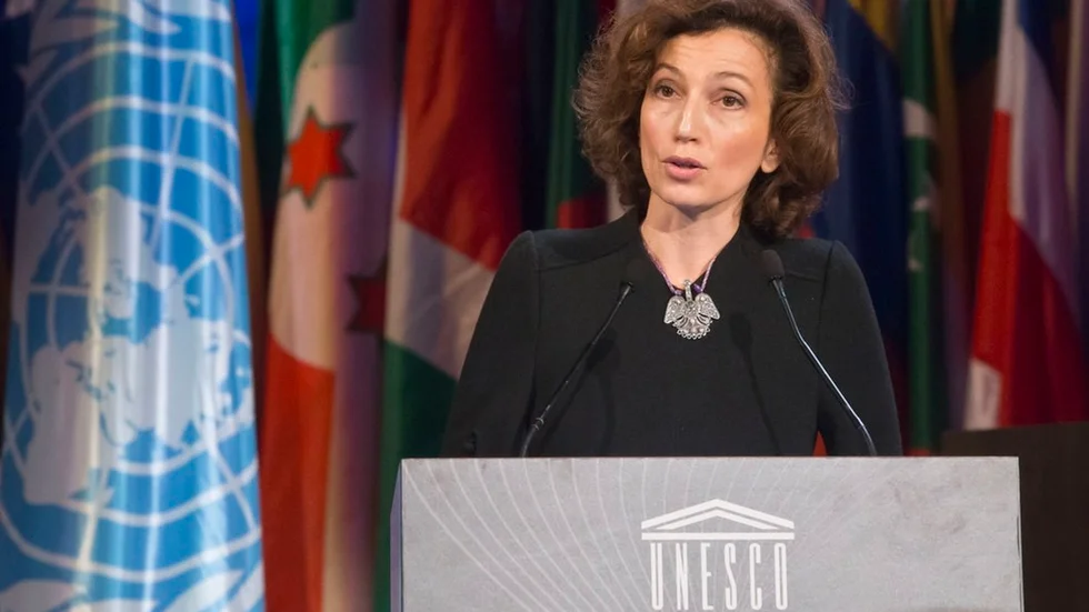 Under 2018 har Unescos generaldirektör Audrey Azoulay hittills fördömt morden på 86 journalister runt om i världen. Foto: AP Photo/Michel Euler.