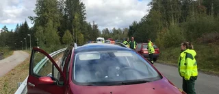Änglavakt när två bilar kolliderade på Bievägen