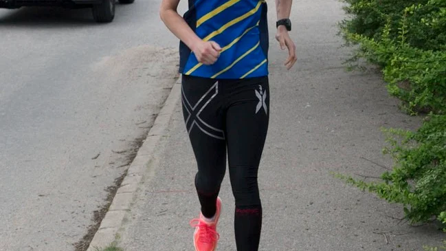 Victoria Borg älskat att springa och ibland går det till och med för fort. Arkivfoto: Ronny Falck
