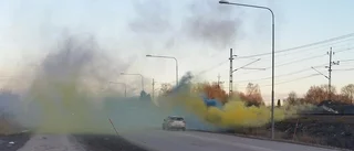 Mystiska rökmolnet förbryllar polisen