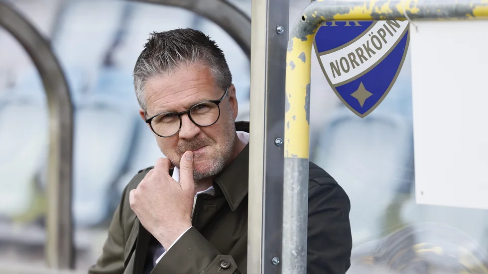 Rikard Norling är sjuk och missar Norrköpings match på söndag. Arkivbild.