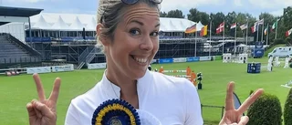 Efter timmar av nervös väntan – Emma får rida finalen i Falsterbo: "Är så häftigt"