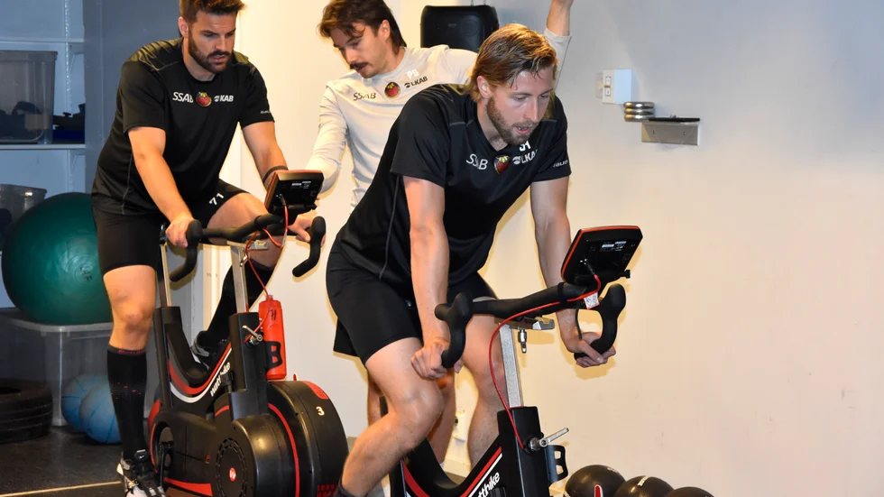 "Det är min hobby att träna", säger Joel Lassinantti.