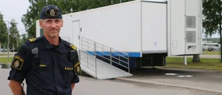 Mobila fyllecellen på plats inför PDOL: ”Vi brukar ha full beläggning i fyllecellerna”