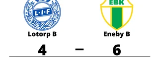 Eneby B segrare borta mot Lotorp B