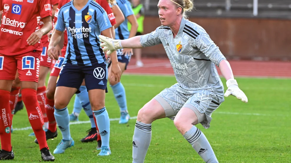 Hedvig Lindahl debuterade för Djurgården.