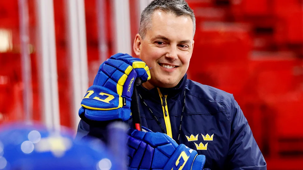 Tomas Montén, förbundskapten för Juniorkronorna. Arkivbild.