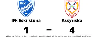 Simon Lundevall enda målskytt när IFK Eskilstuna föll