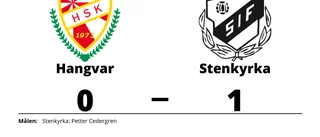 Äntligen seger för Stenkyrka mot Hangvar