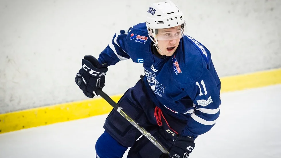 Gnestaforwarden Marcus Ekstrand bidrog med två mål.