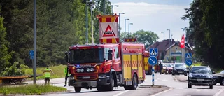 Förare till sjukhus efter krock
