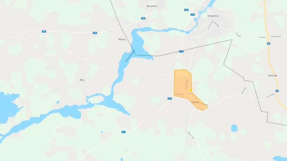 Här kommer vattnet att stängas av under kvällen och natten.