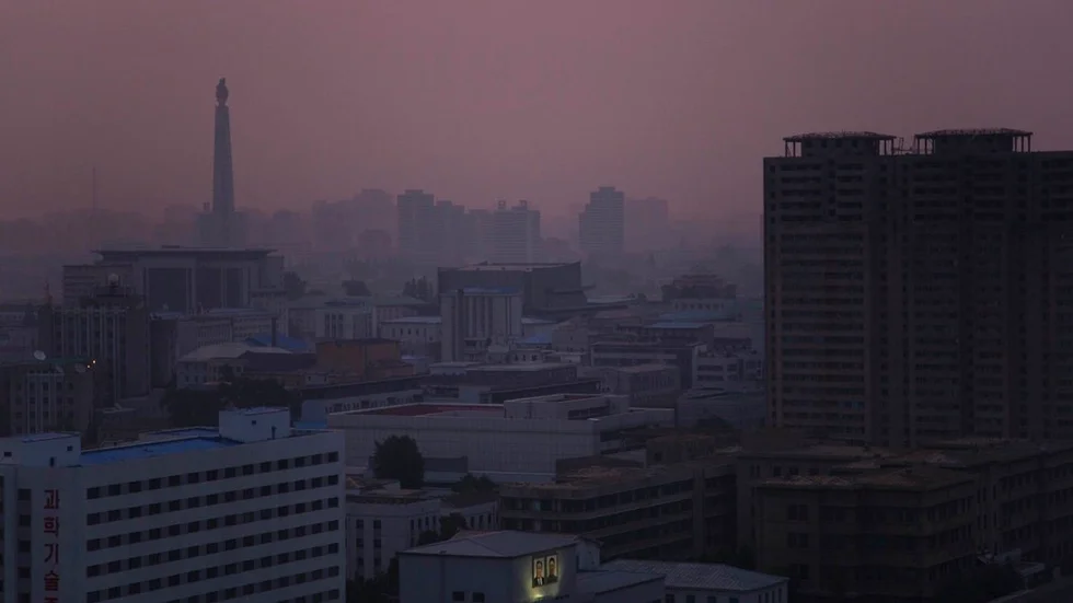 En bild från huvudstaden Pyongyang.