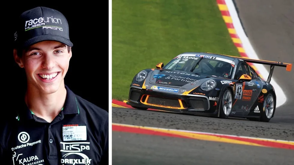 Henric Skoog fick en smakstart på årets säsong i Porsche Carrera Cup Deutschland.