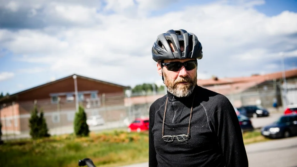 Claus Röyem är orolig över trafiksäkerheten på Arnoleden.