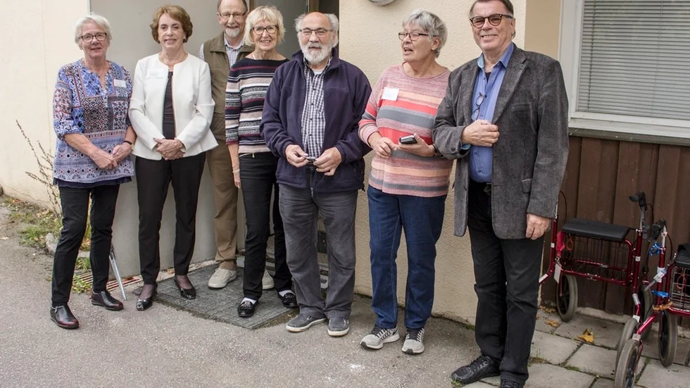 Styrelsemedlemmarna Berit Lillieh som är ordförande, vice ordförande Marina Östmark, ledamöterna Roland Larsson, Anita Lööv och Peter Baunach, sekreteraren Kari Carlsson och kassören Jack Sandberg.