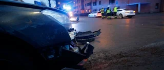 Bilkrock i centrala Eskilstuna