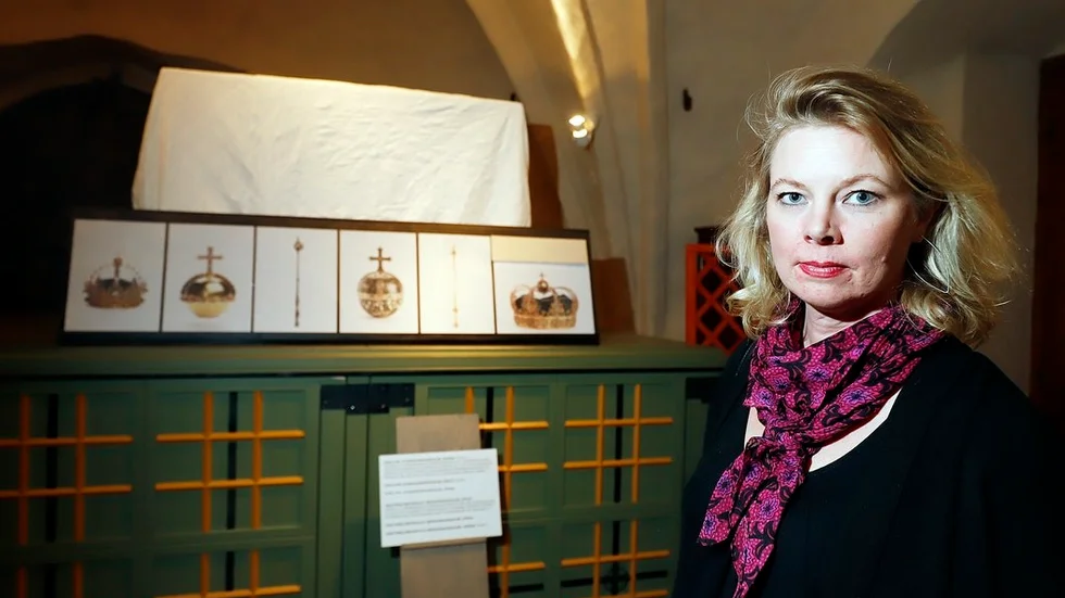 Av en ren händelse råkade kommunikatören Catharina Fröjd befinna sig på brottsplatsen, det vill säga nedre sakristian, när nyheten om anhållandet nådde henne vid åtta-tiden på torsdagen.