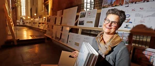 Arkitekternas bidrag ställs ut i kyrkan