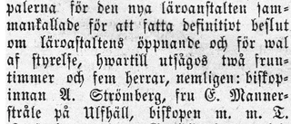 Wallin byggde 1872 – revs 1960 för att inhysa Posten
