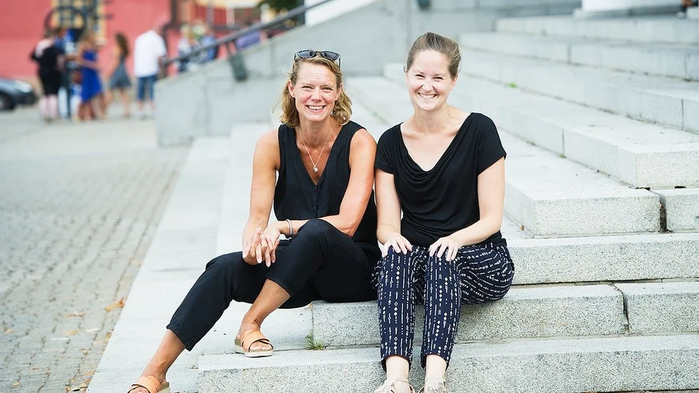Anna Öhrner och Karin Mehler, projektledare för Nyköpings festdagar