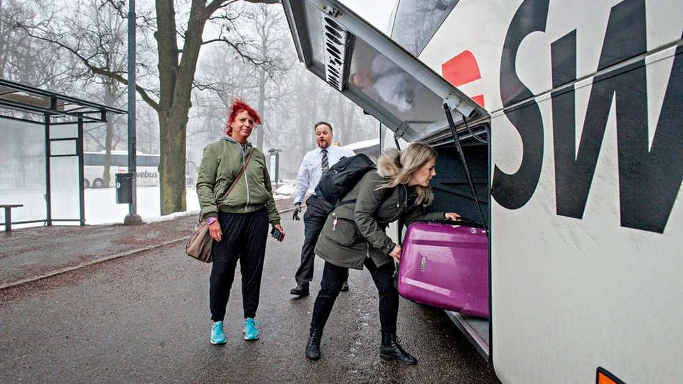 Heike Emmrich och Jessica Lindqvist när resan började. Nu är de hemma och ska omsätta lärdomarna i praktiken.