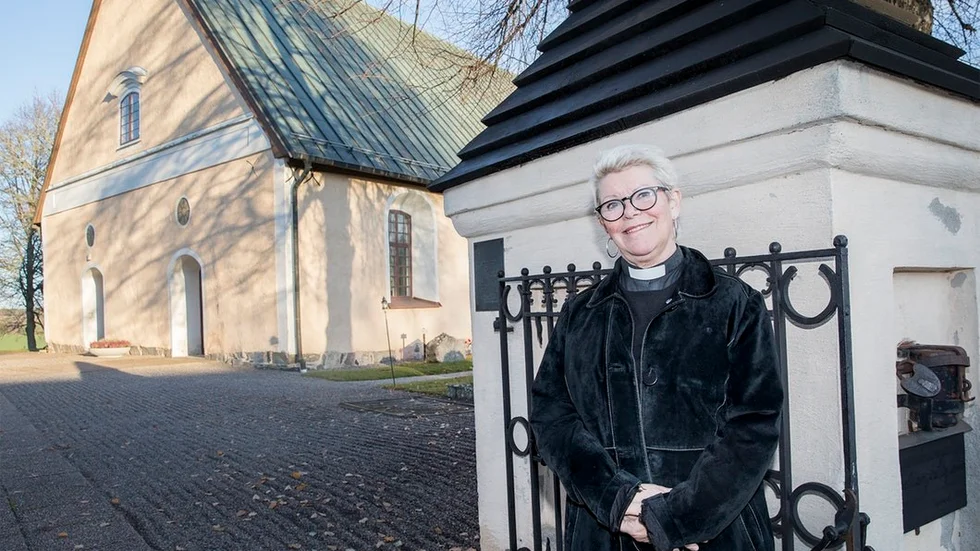 Ma Oftedal håller sina avskedspredikan i Sköldinge kyrka den första advent.
