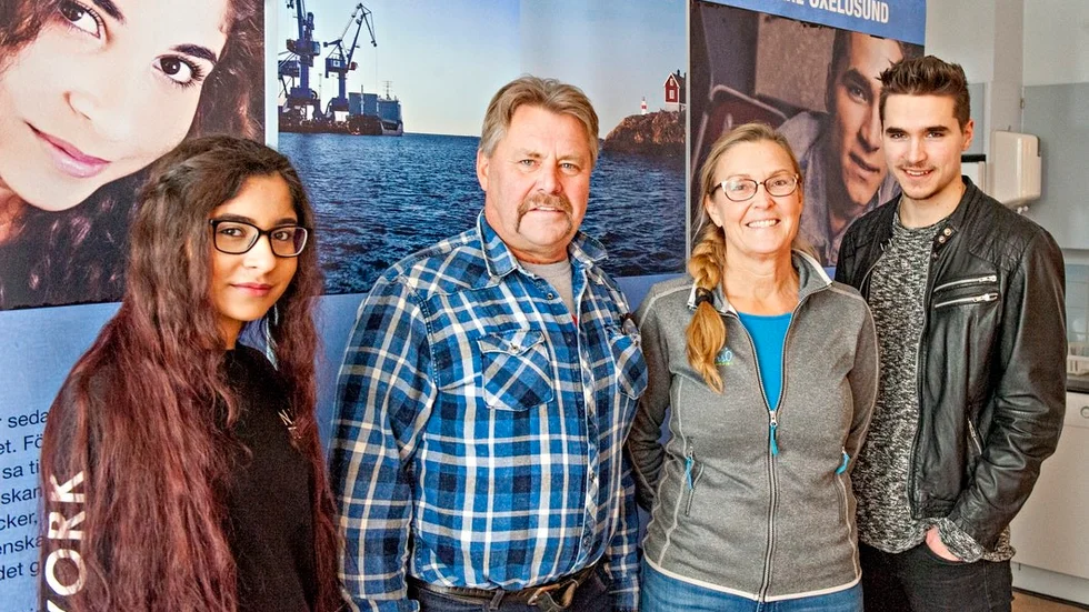 Rema Hanino, Kjell ”Kjelle greken” Andersson, Susann Borg  och Jonathan Fröberg har blivit utvalda som Oxelösundsprofiler tillsammans med Denise Malmsten som dock saknas på bilden.