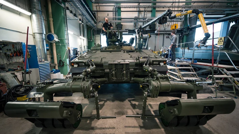 Stridsfordonet CV90 från BAE Systems Hägglunds.