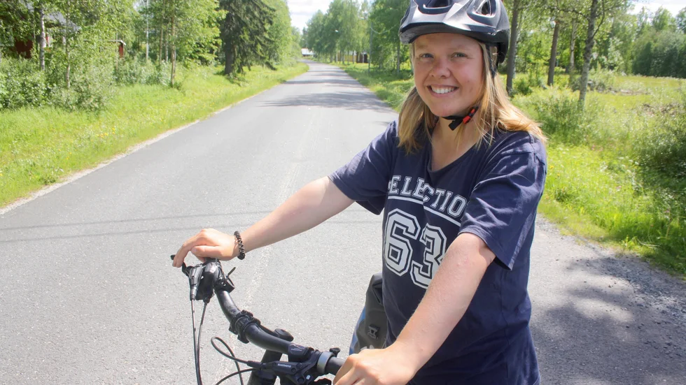 Femke Wouters startade sin resa mot Petikträsk i mars.