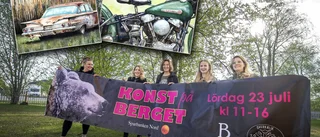 Konstföreningen får nytt liv • Visar konst på bilutställning • "Tänk om en gammal raggare blir medlem"