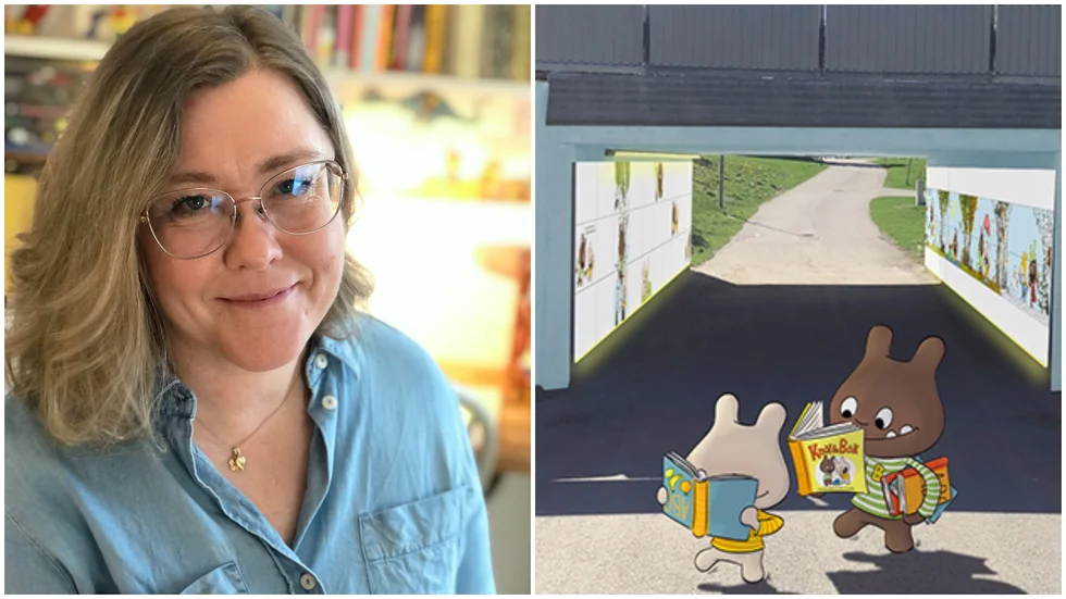 Sagofigurerna Knöl & Bök av Millis Sarri kommer framöver att möta dem som går i tunneln under Centrumleden. Syftet med att välja en lokal konstnär är också att lyfta de kulturutövare som finns i kommunen, samt att stärka den lokala identiteten, enligt Sara Hallström, kulturchef på Håbo kommun.